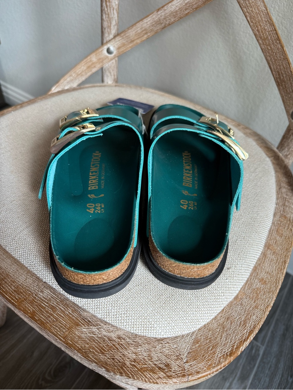 Birkenstock Arizona Droplet Buckle Sandals dark teal - Picture 3 of 7